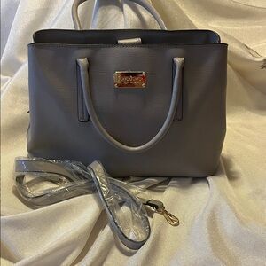 Bebe Elegant Gray Handbag